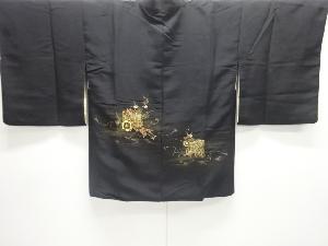 御所車模様織り出し絵羽織